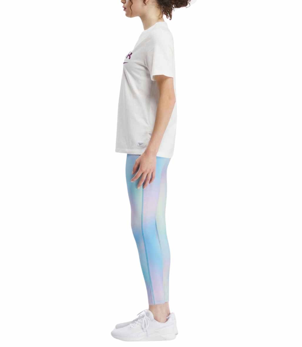 Reebok Gradient Graphic Kadın Kısa Kollu T-Shirt Ekru
