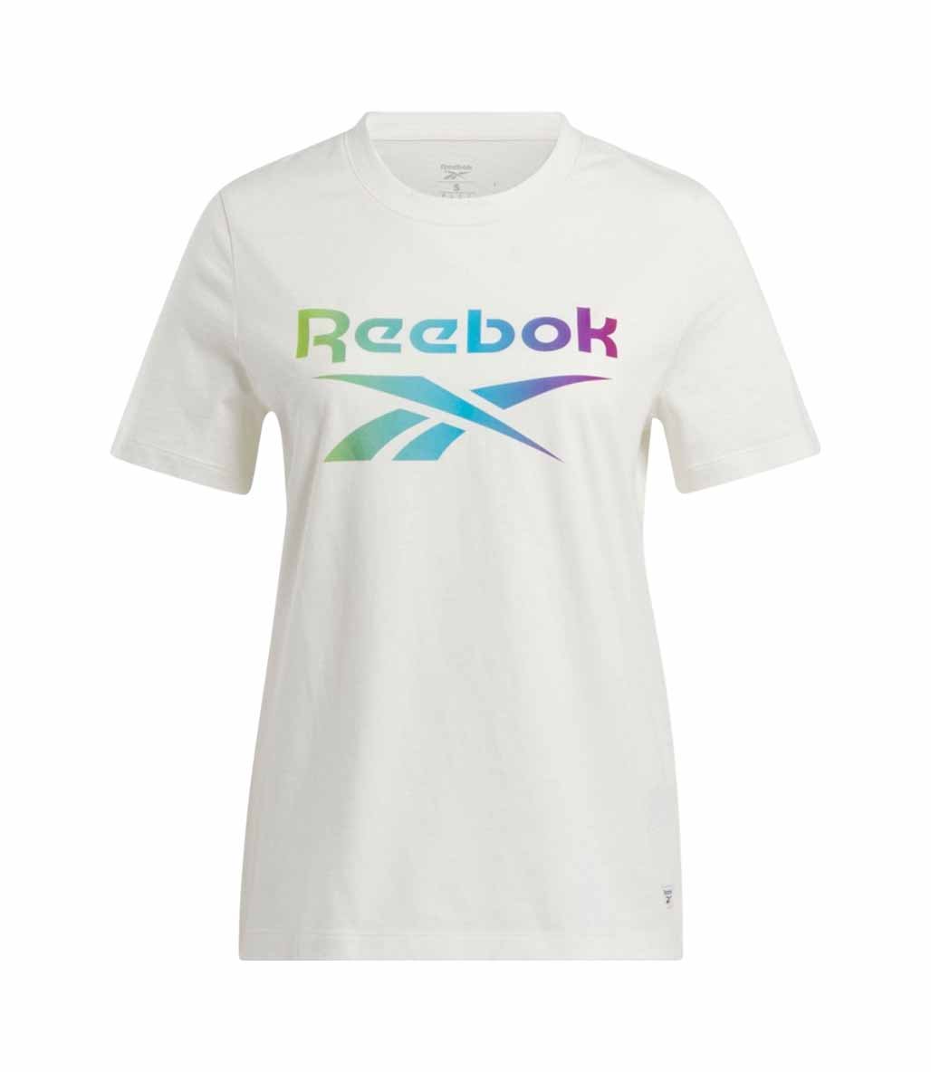 Reebok Gradient Graphic Kadın Kısa Kollu T-Shirt Ekru