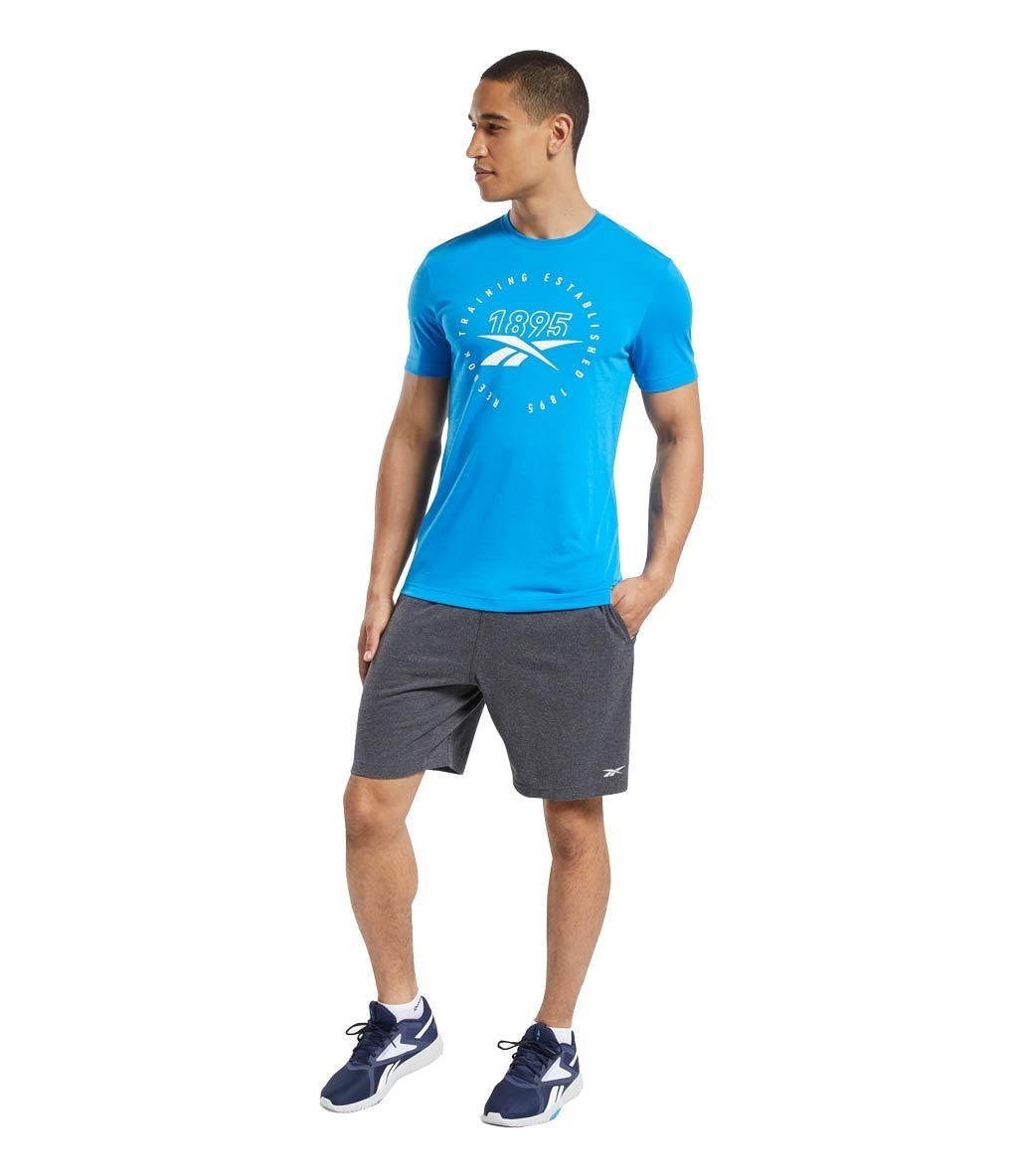 Reebok Graphic Series Speedwick T-Shirt Mavi