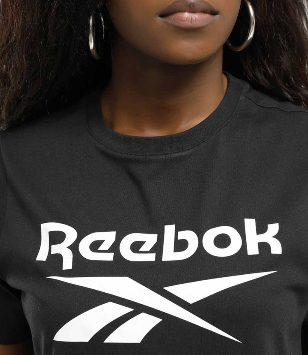 Reebok ID Kadın Kısa Kollu T-Shirt Siyah