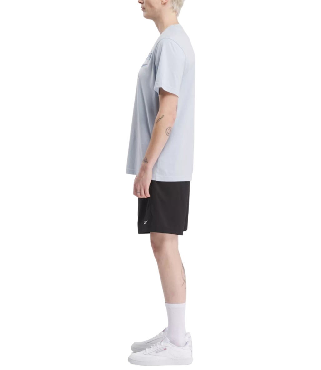 Reebok Identity Big Stacked Logo Kısa Kollu T-Shirt Açık Mavi