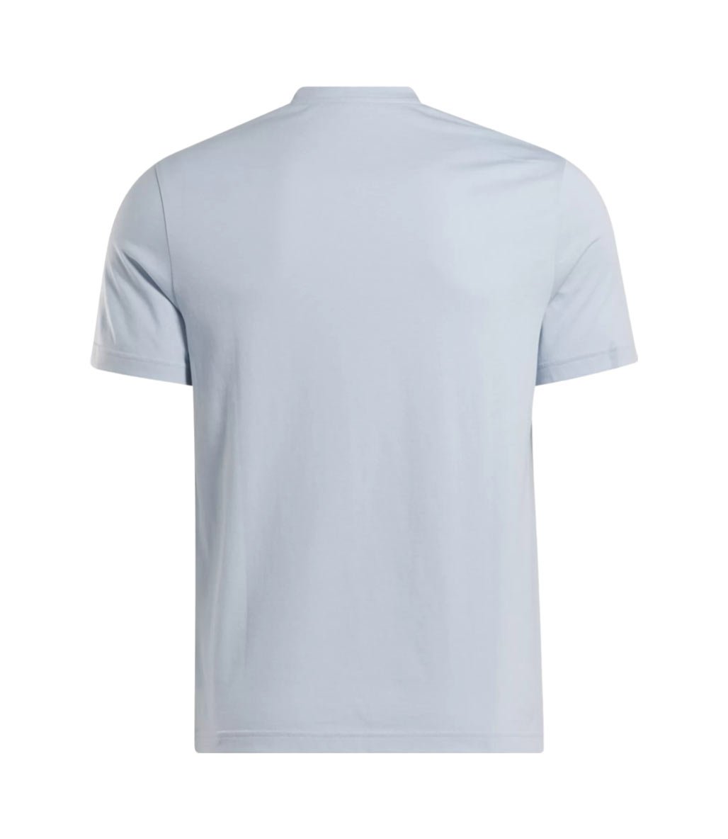 Reebok Identity Big Stacked Logo Kısa Kollu T-Shirt Açık Mavi