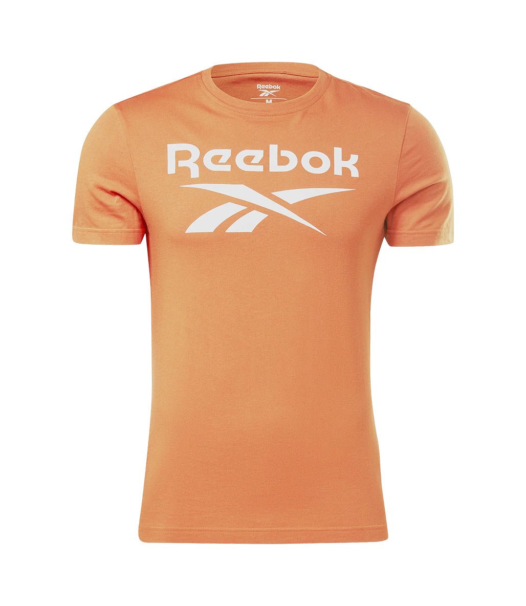 Reebok Identity Big Stacked Logo Kısa Kollu T-Shirt Turuncu