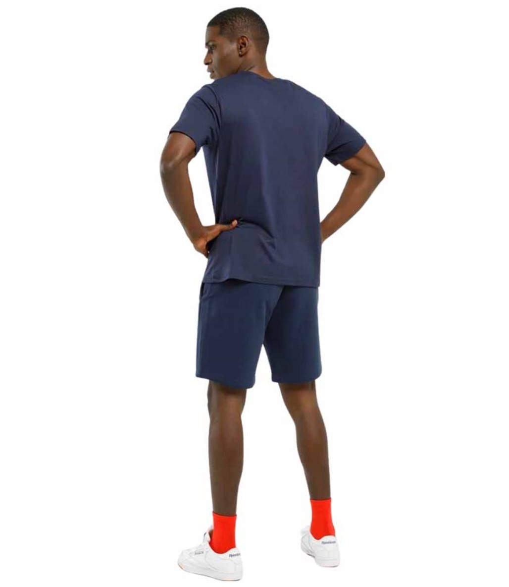 Reebok Identity Stacked Kısa Kollu T-Shirt Lacivert