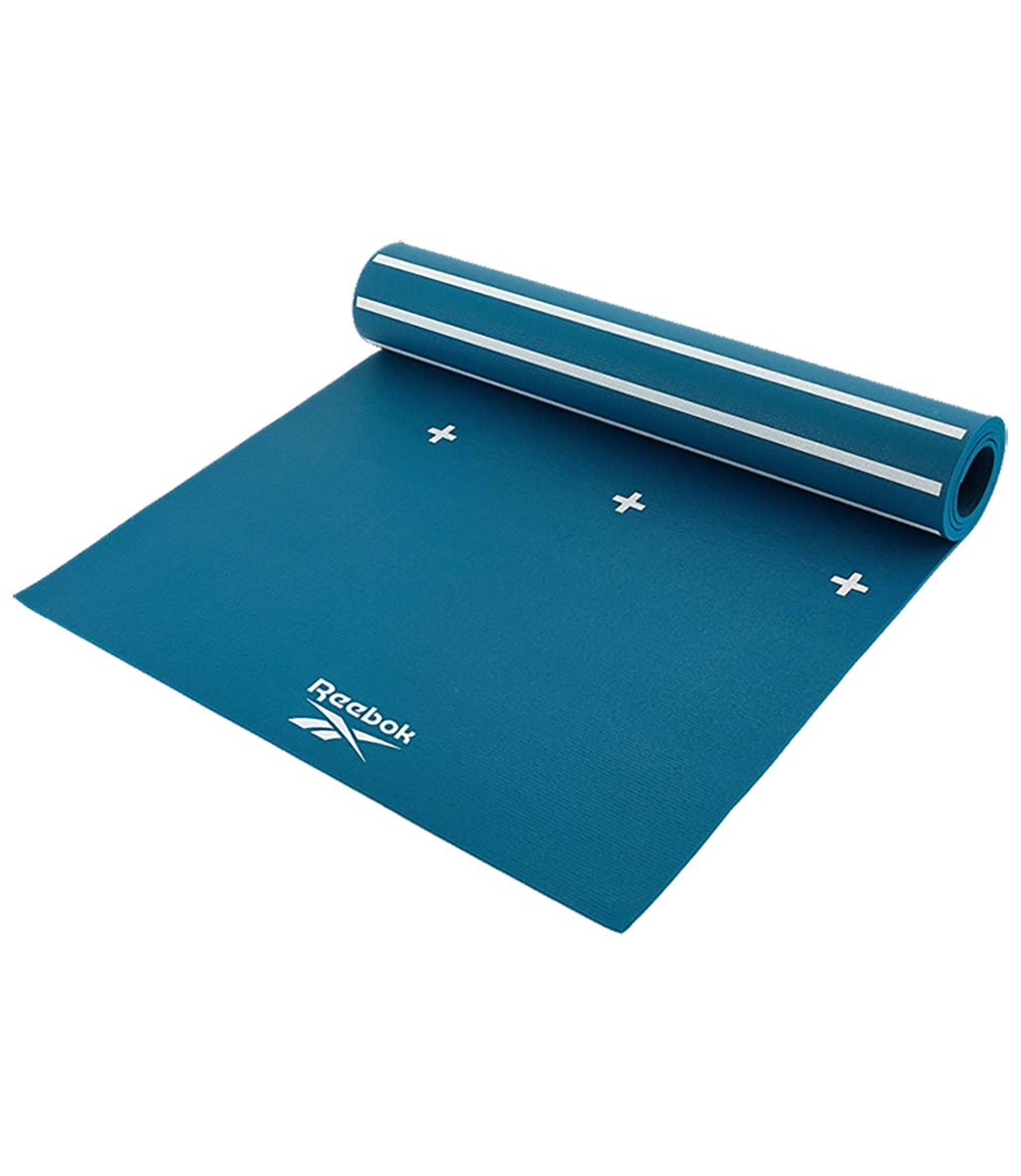Reebok Çift Taraflı Yoga & Pilates Minderi 4 Mm Mavi