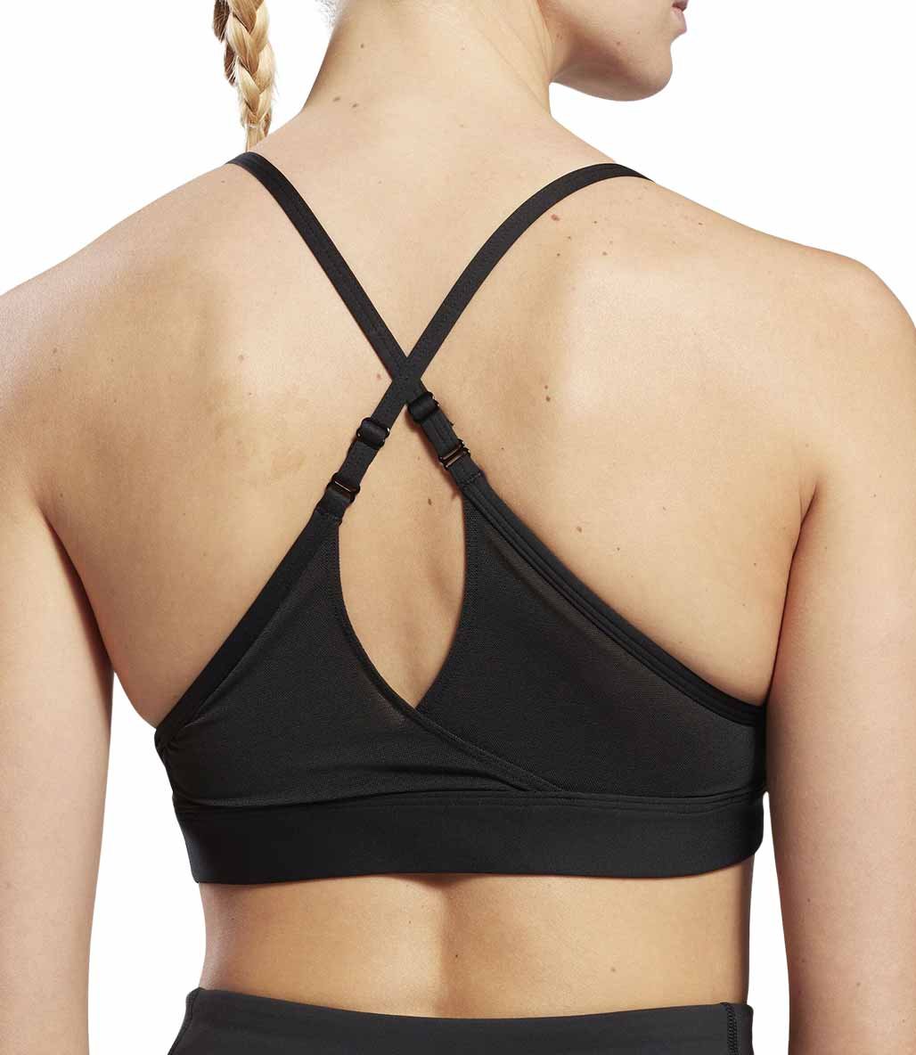 Reebok Lux Strappy Sports Sporcu Sütyeni Siyah