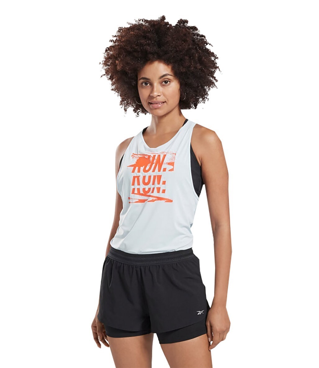 Reebok One Series Running Activchill Tank Kadın Atlet Beyaz