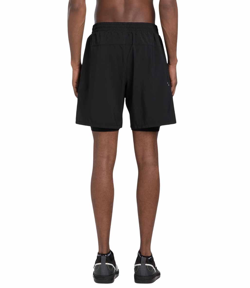 Reebok Running 2 in 1 Şort Siyah