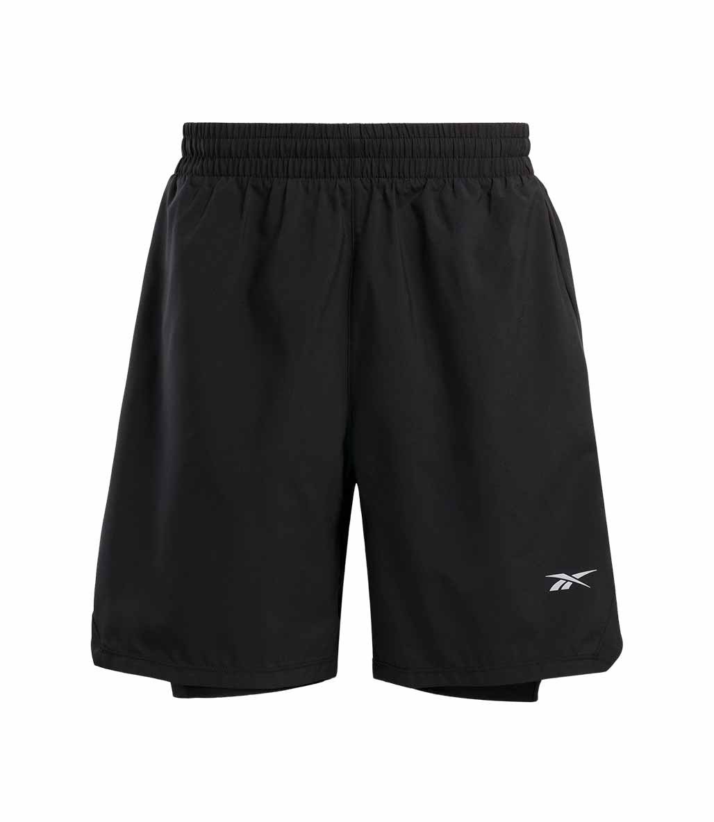 Reebok Running 2 in 1 Şort Siyah