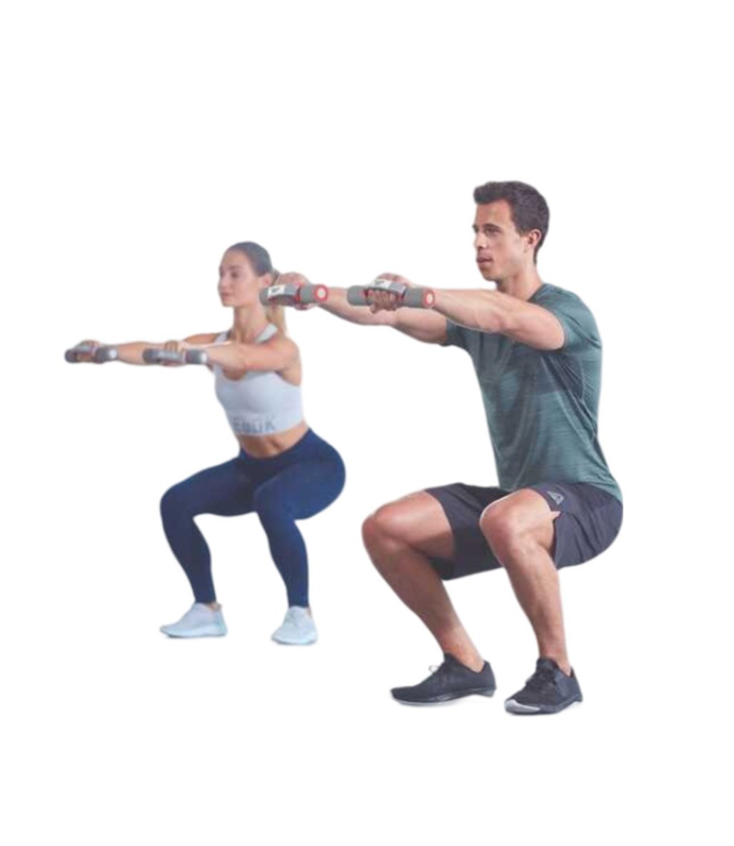 Reebok Soft Grip Dambıl 2 Kg + 2 Kg Gri