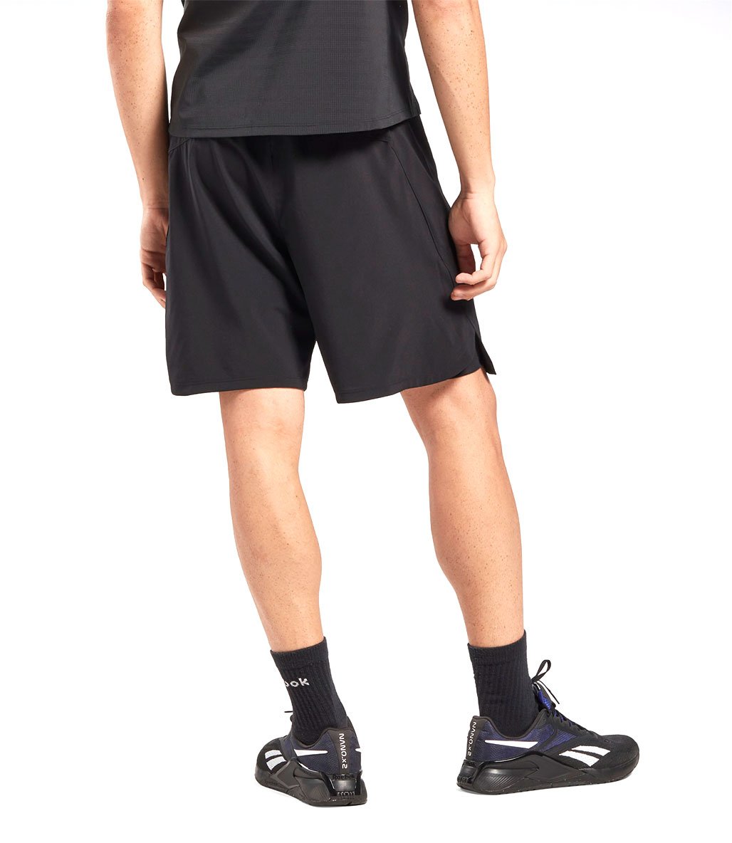 Reebok Speed 3.0 2 in 1 Taytlı Şort Siyah