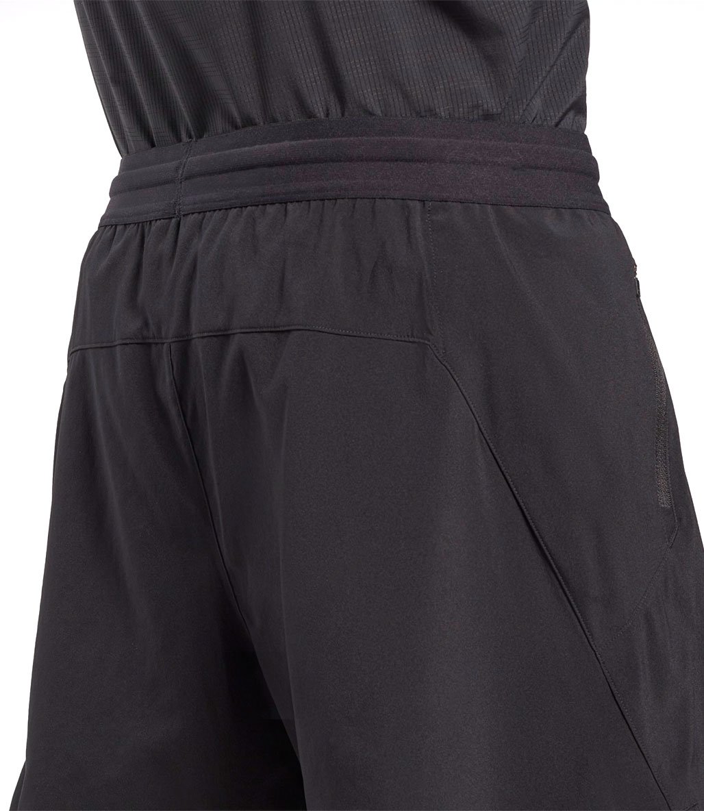 Reebok Speed 3.0 2 in 1 Taytlı Şort Siyah