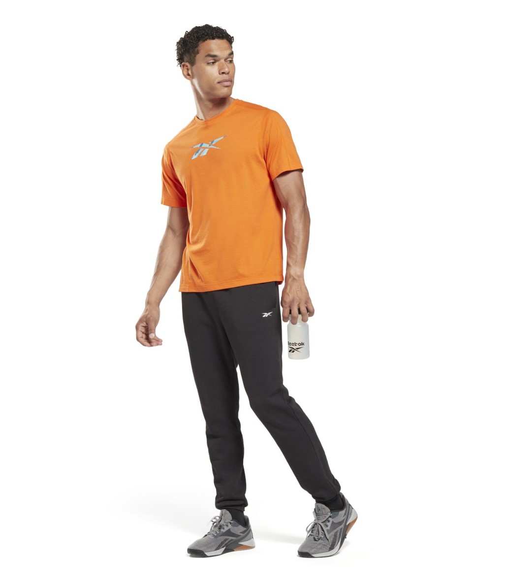 Reebok Train Speedwick Gfx Kısa Kollu T-Shirt Turuncu
