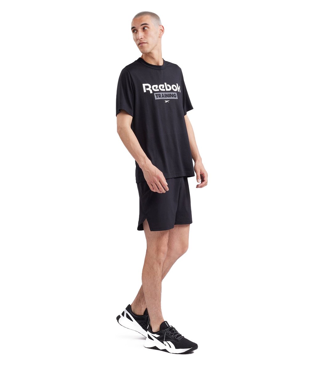 Reebok Training Gfx Kısa Kollu T-Shirt Siyah
