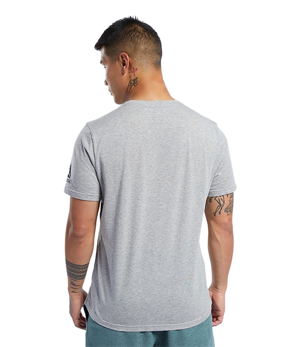 Reebok Ufc Fg Logo T-Shirt Gri