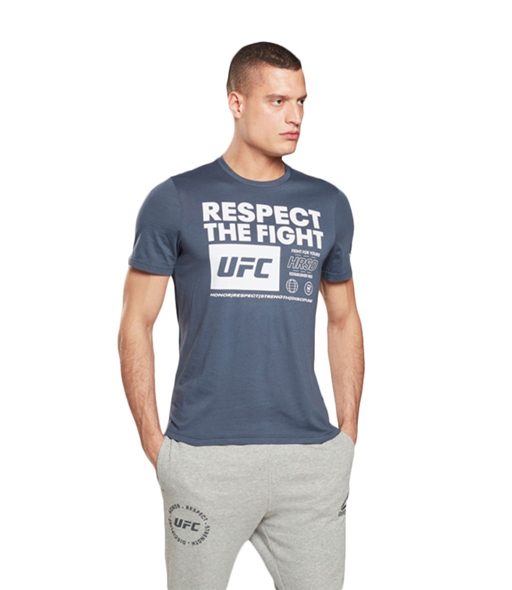 Reebok Ufc Fg Text Tee Smoind T-Shirt