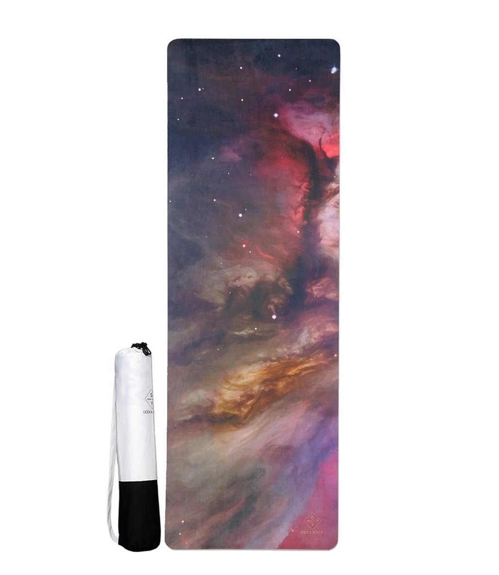 Seeka Yoga Mikrofiber Yüzeyli Doğal Kauçuk Yoga Matı Space
