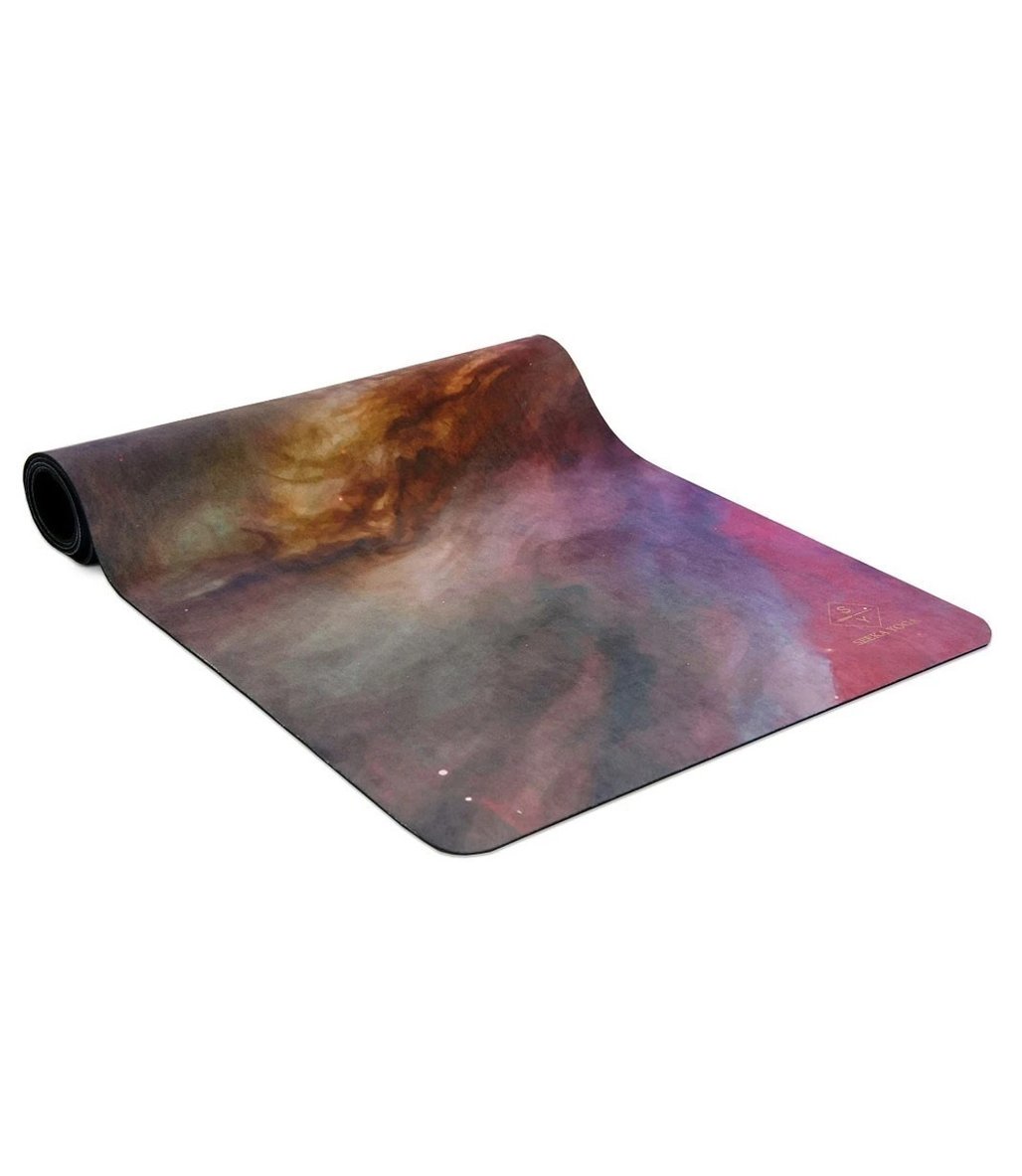 Seeka Yoga Mikrofiber Yüzeyli Doğal Kauçuk Yoga Matı Space
