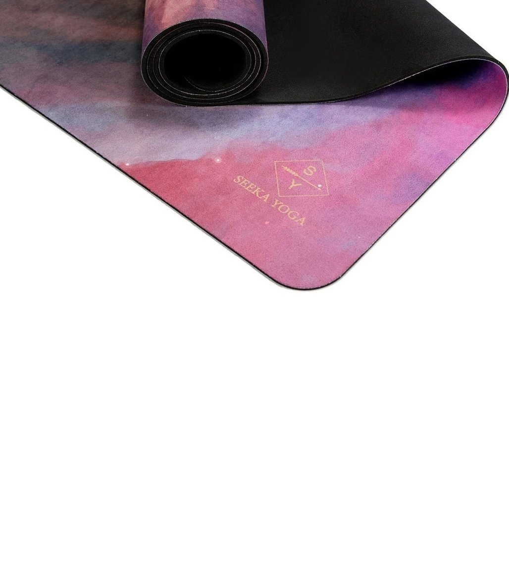 Seeka Yoga Mikrofiber Yüzeyli Doğal Kauçuk Yoga Matı Space