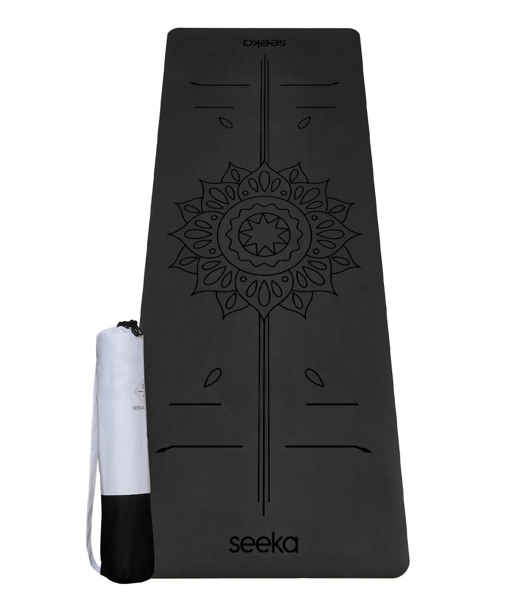 Seeka Yoga Pro Serisi Sun Yoga Matı Koyu Gri