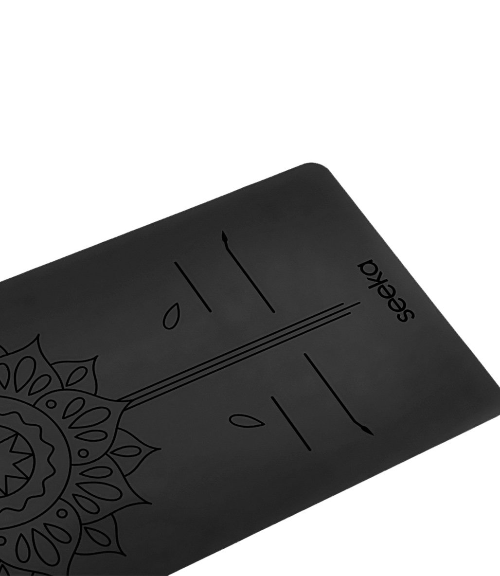 Seeka Yoga Pro Serisi Sun Yoga Matı Koyu Gri