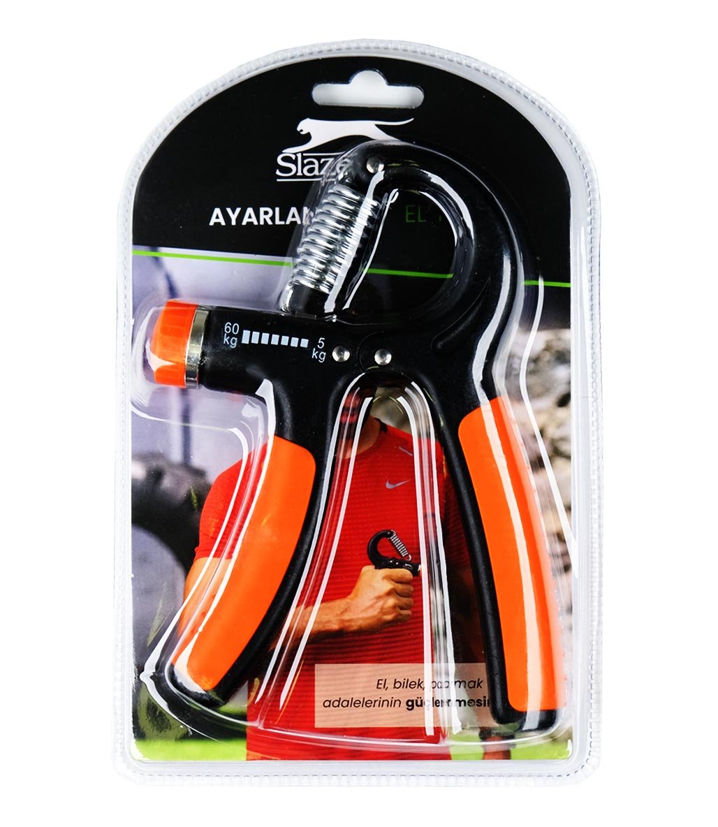Slazenger Ayarlanabilir 5-60 Kg Direnç El Yayı Kutulu Siyah