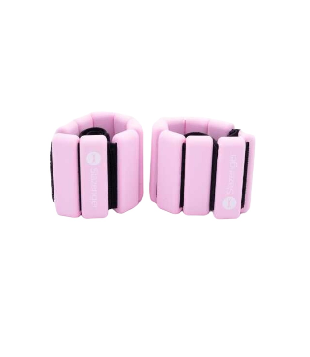 Slazenger Deluxe El/Ayak Bilek Ağırlığı 0.5 Kg + 0.5 Kg Pembe