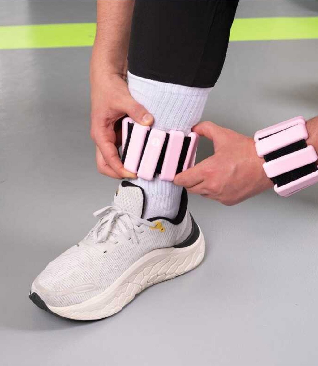Slazenger Deluxe El/Ayak Bilek Ağırlığı 0.5 Kg + 0.5 Kg Pembe