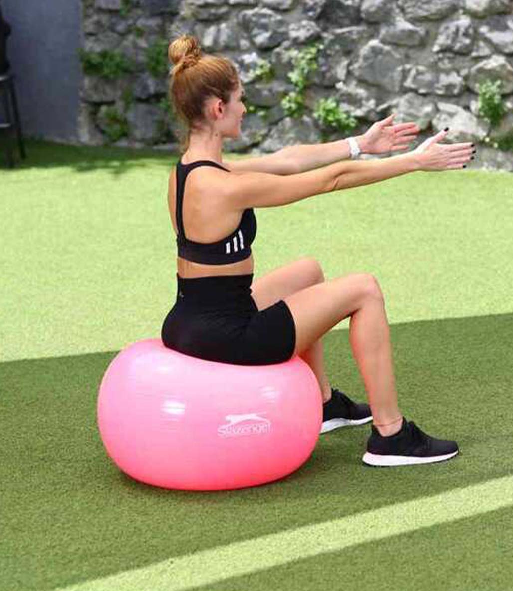 Slazenger Gymball 65 Cm Pilates Topu Pembe