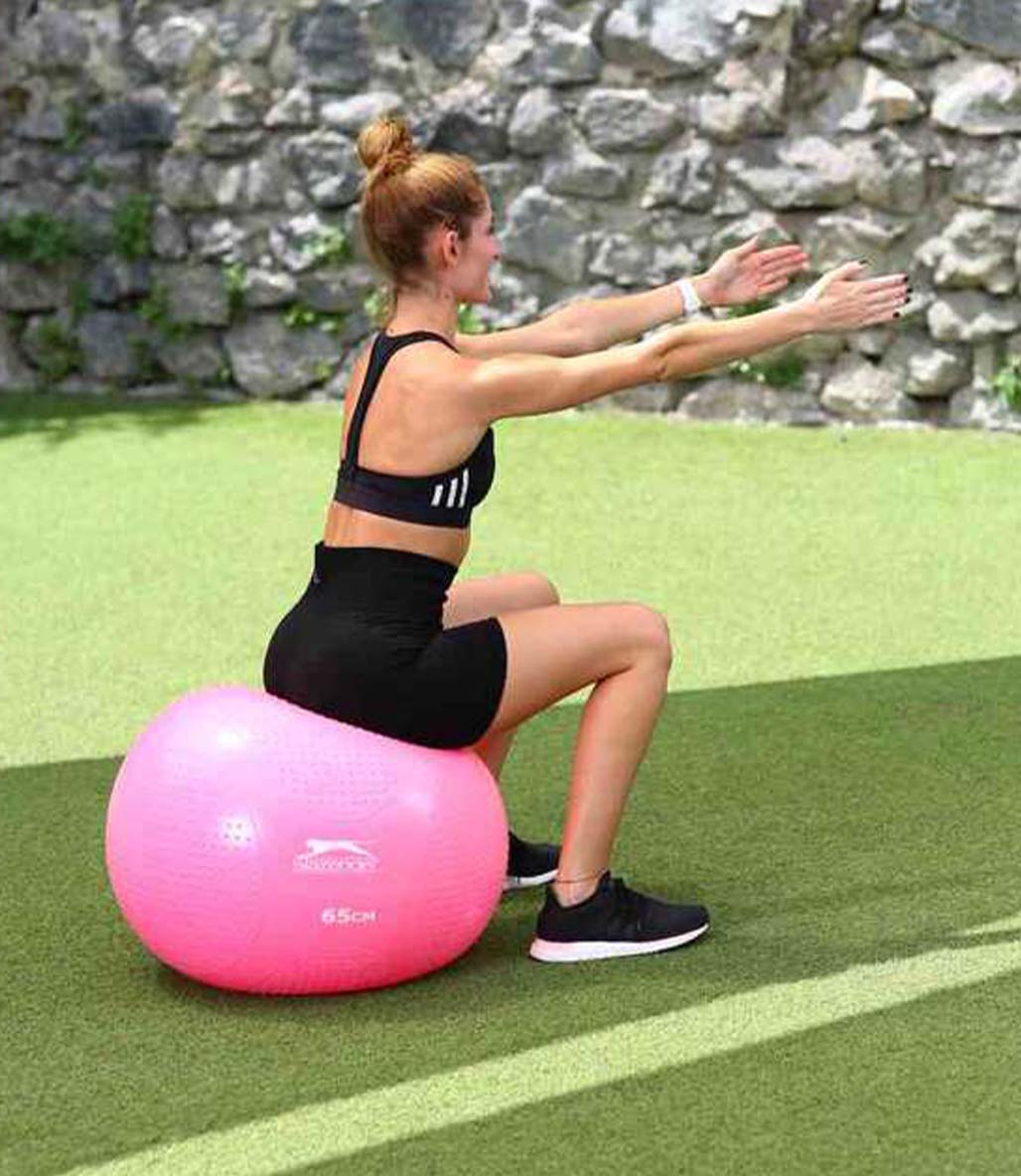 Slazenger Gymball 65 Cm Pilates Topu Pembe