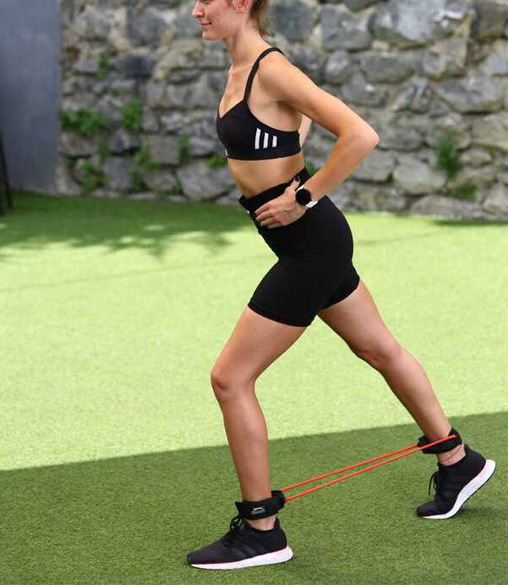 Slazenger Lateral Resistor Ankle Strap Ayak Bilek Direnç Tübülü Kırmızı Orta