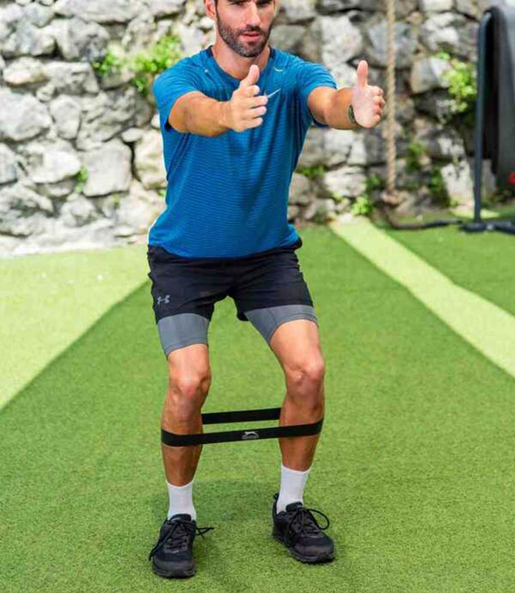 Slazenger Mini Loop Band Direnç Bandı Siyah Sert