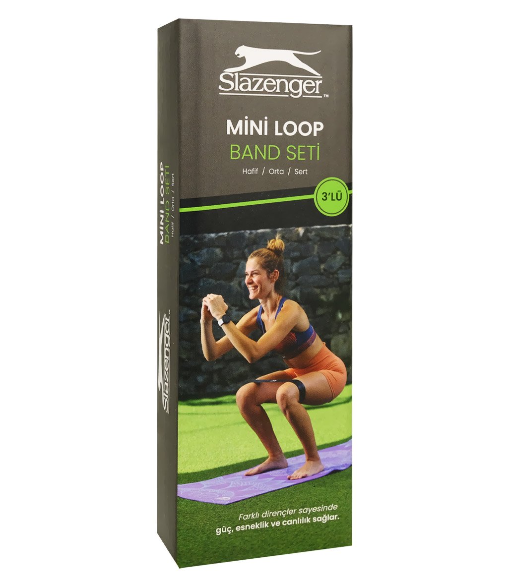 Slazenger Mini Loop Band Üçlü Set Kutulu Çok Renkli