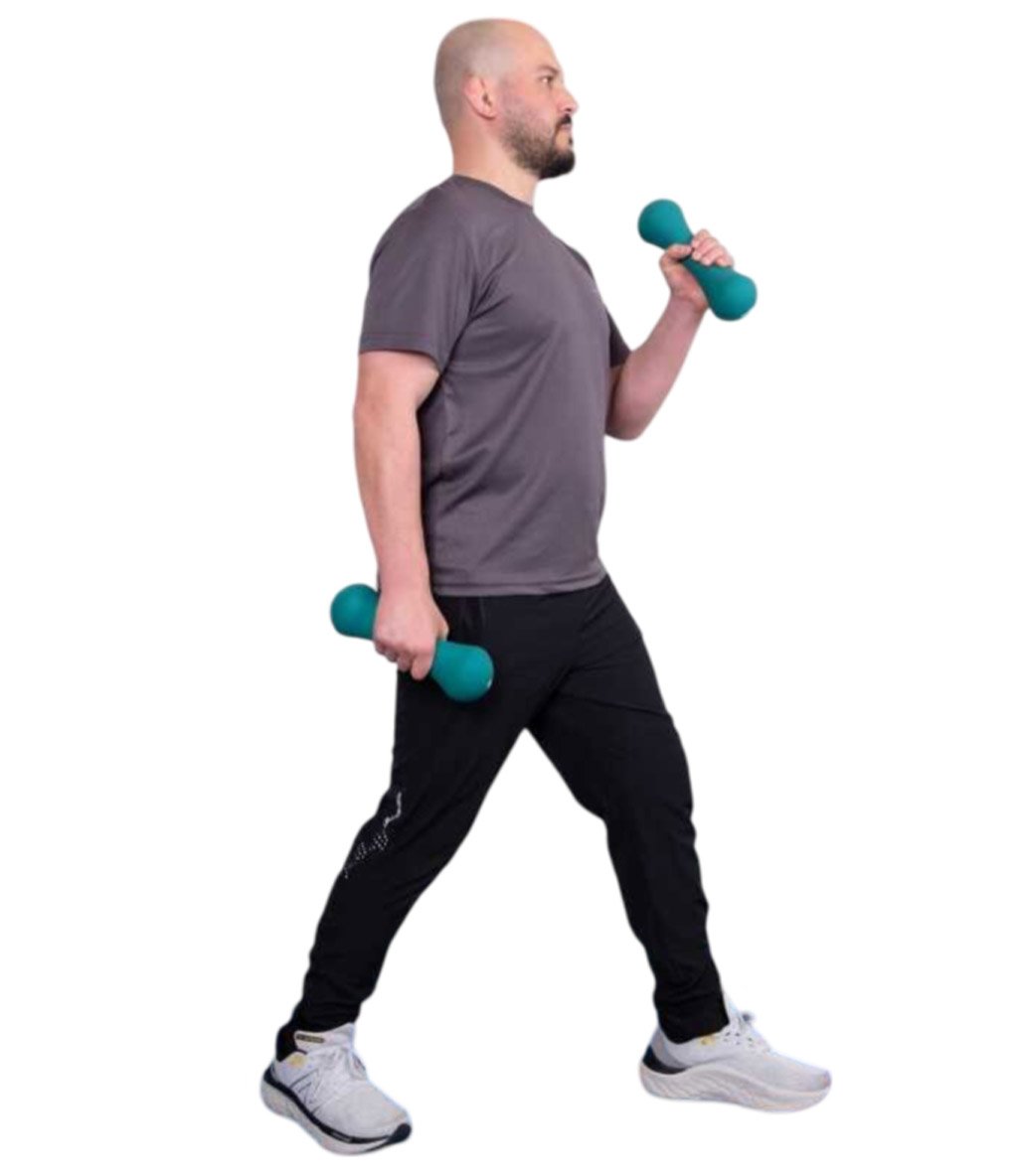 Slazenger Neopren Dambıl 4 Kg + 4 Kg Turkuaz