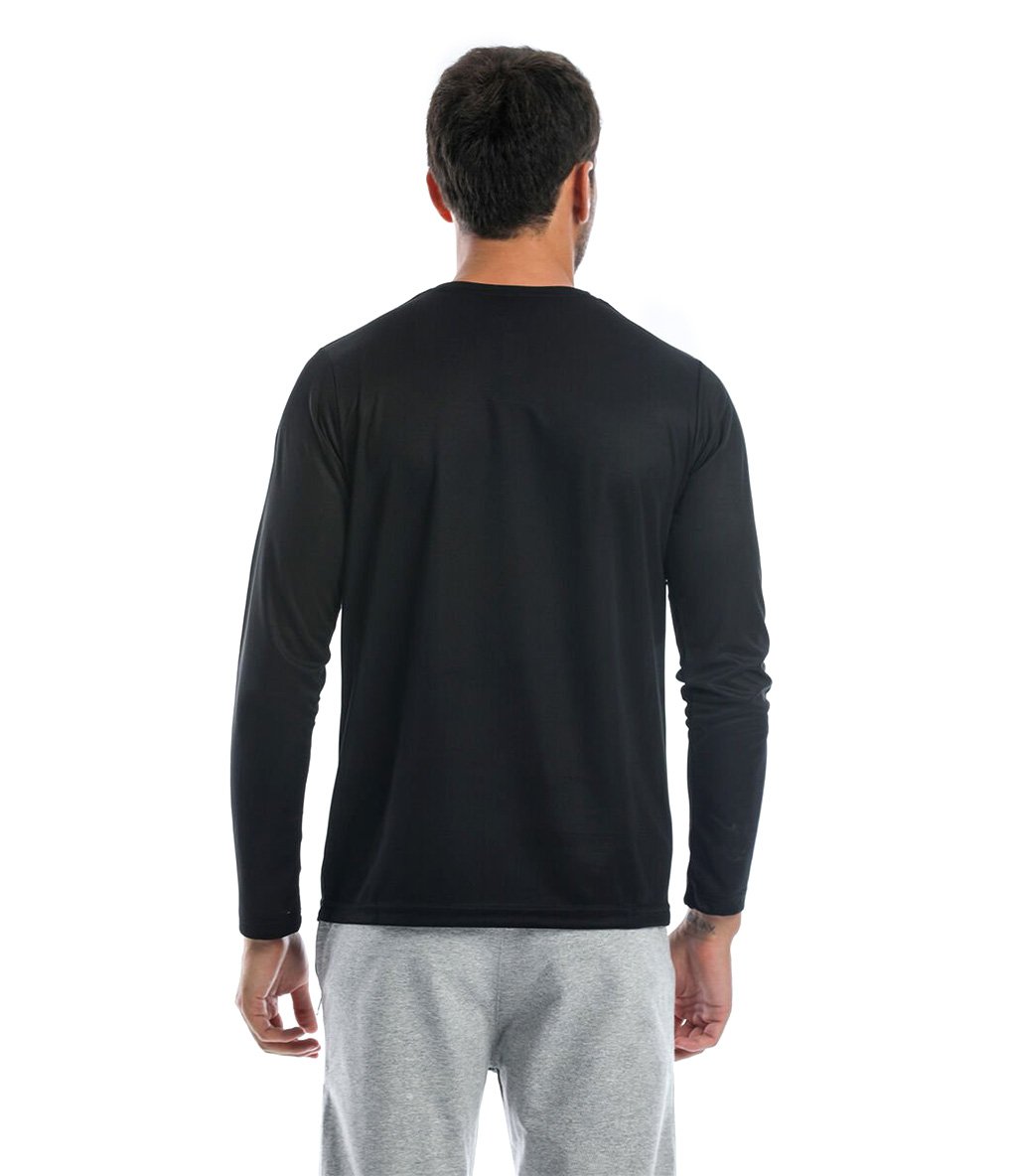 Slazenger Odin Uzun Kollu T-Shirt Siyah