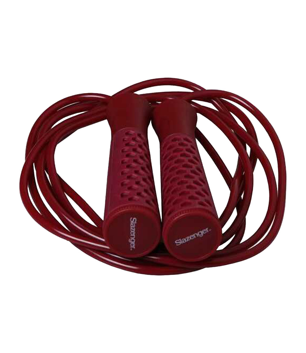 Slazenger Petek Elcikli Ayarlarlanabilir Atlama İpi 2,75 Metre Bordo