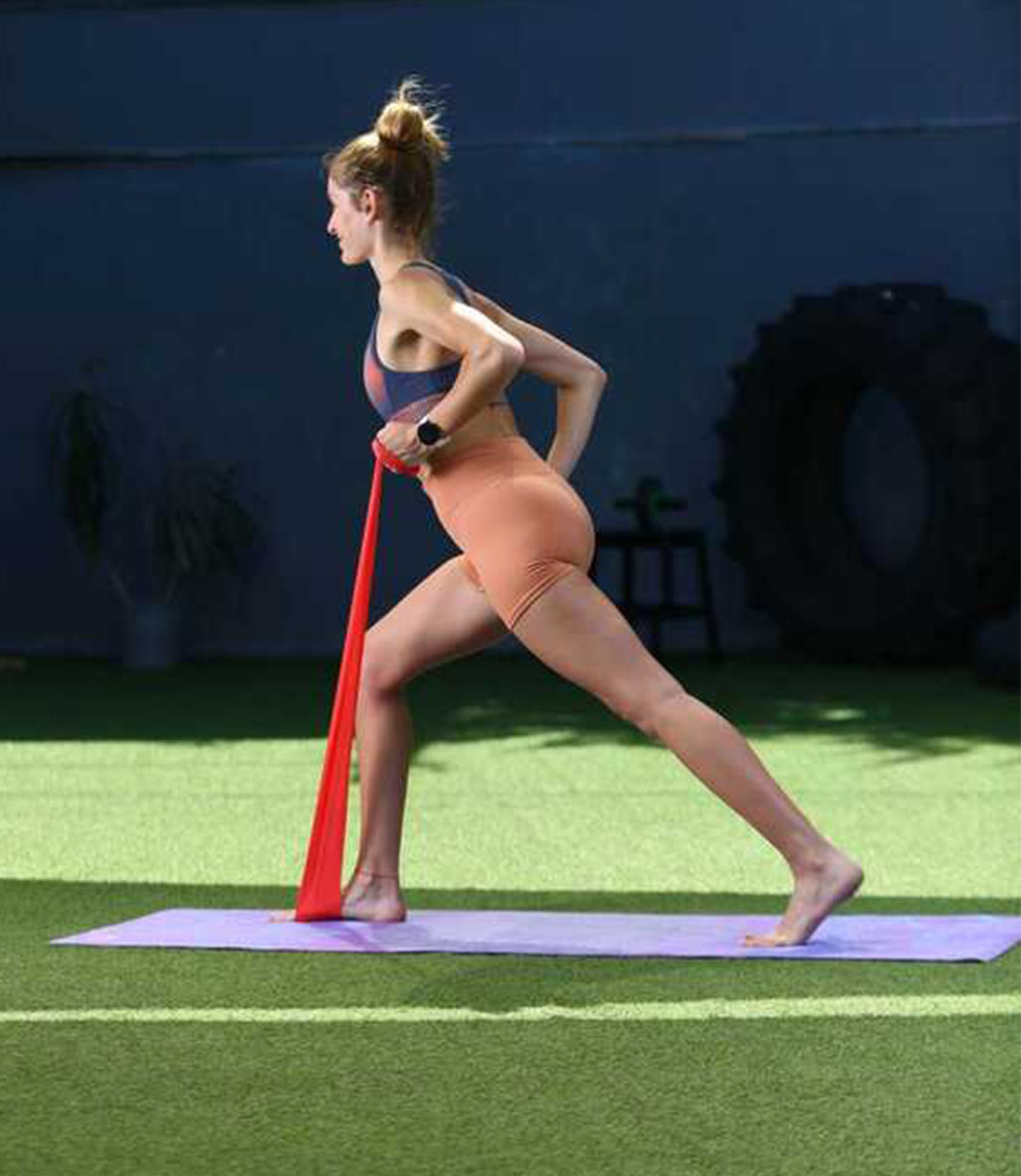 Slazenger Pilates Bandı Kutulu Kırmızı Orta