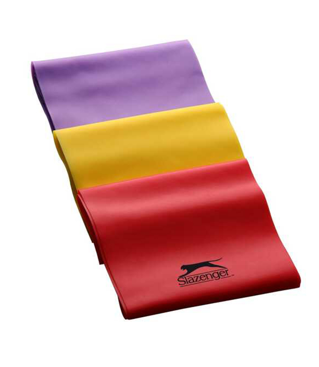 Slazenger Pilates Band Üçlü Set Kutulu Çok Renkli