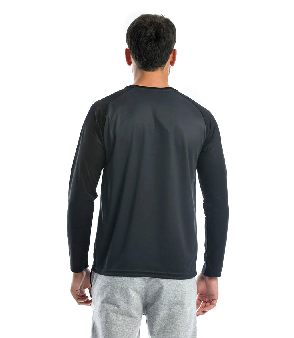 Slazenger Radu Uzun Kollu T-Shirt Koyu Gri
