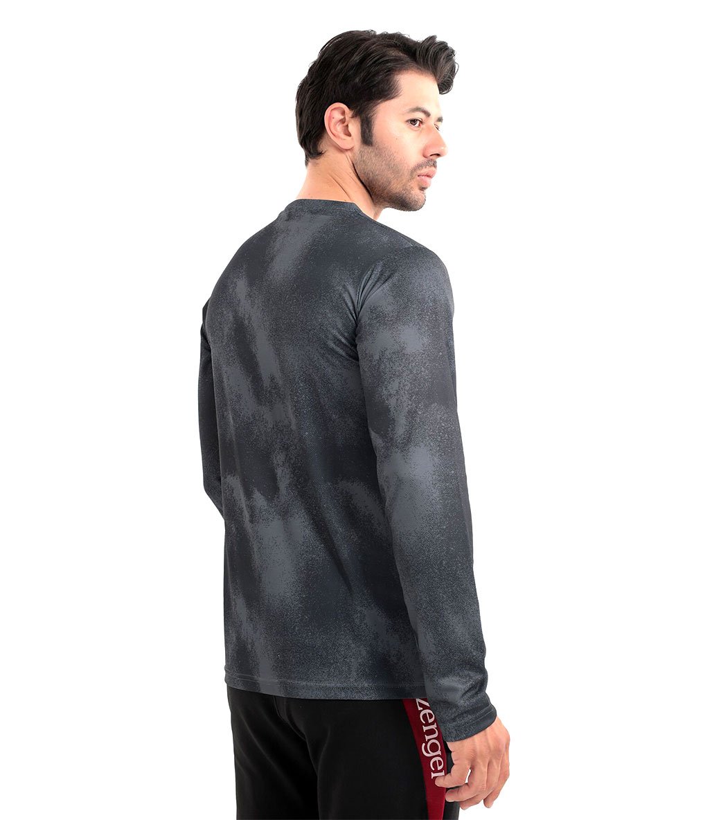 Slazenger Ramesh Uzun Kollu T-Shirt Siyah