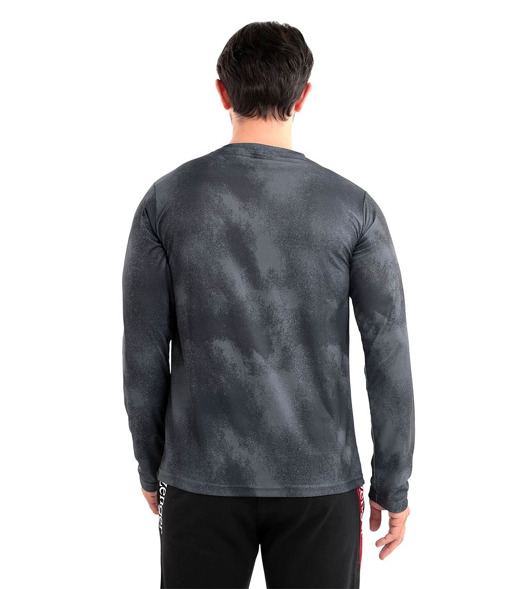 Slazenger Ramesh Uzun Kollu T-Shirt Siyah