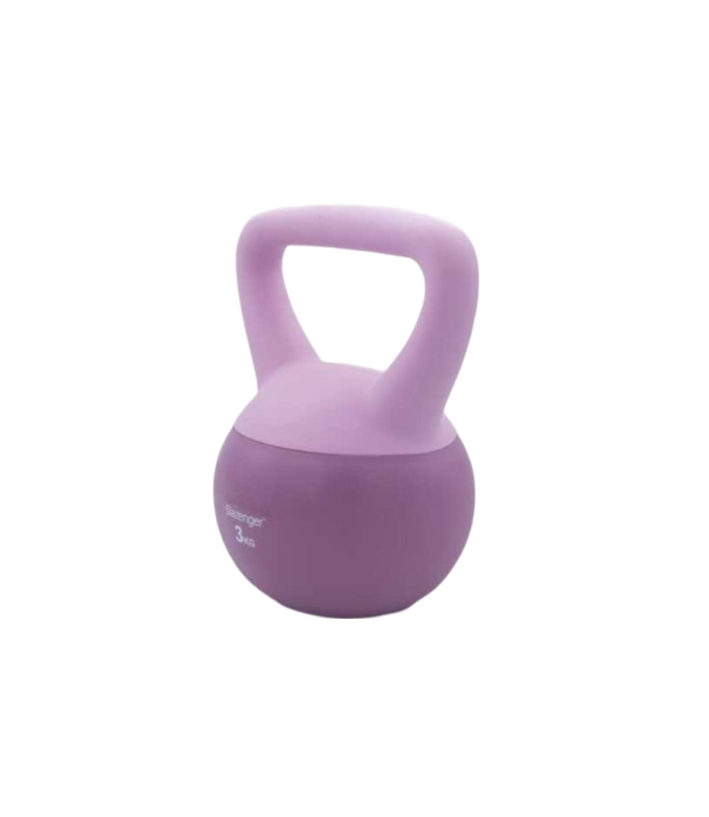 Slazenger Soft Kettlebell 3 Kg Mor