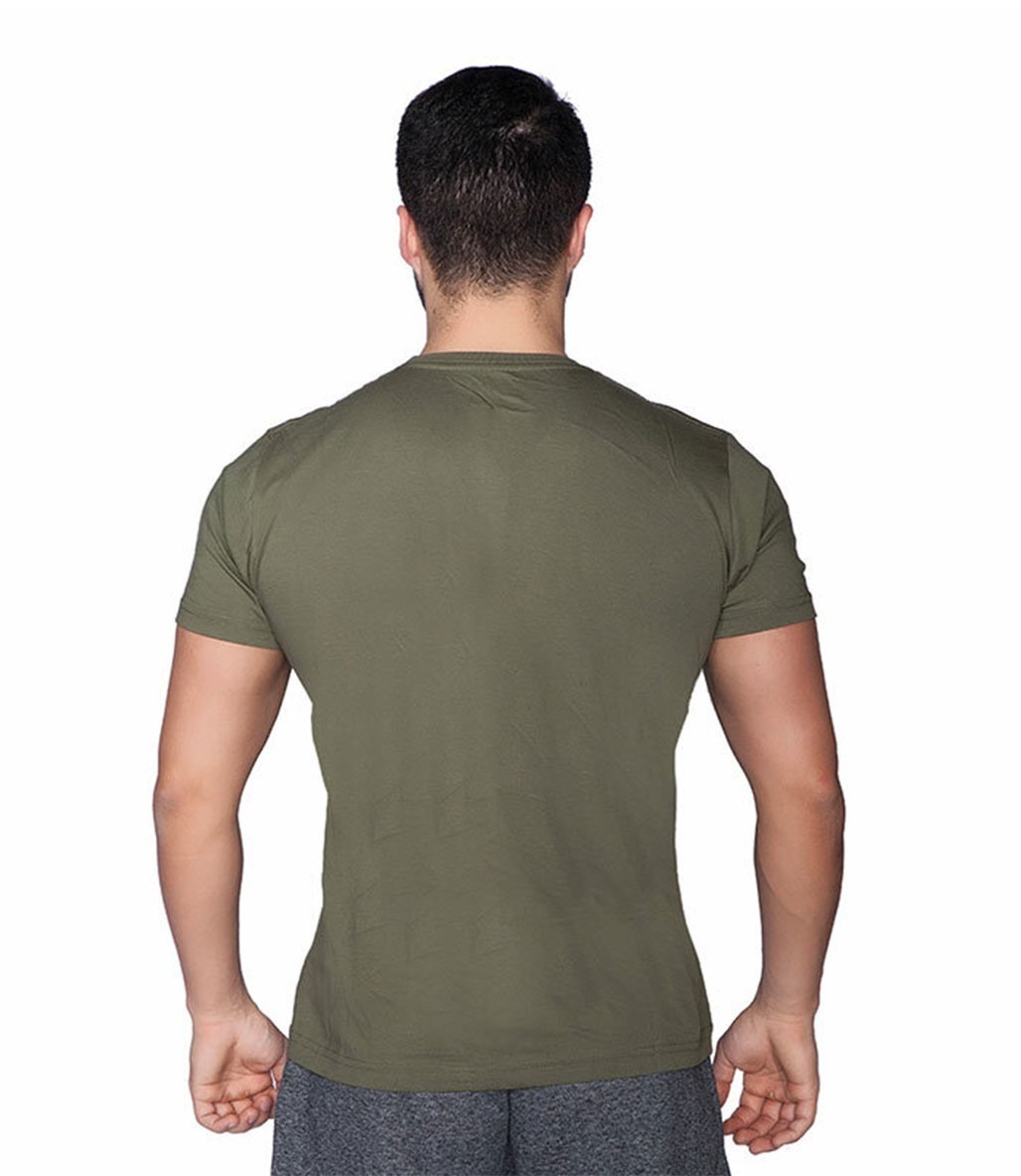 Supplementler Never Give Up T-Shirt Yeşil