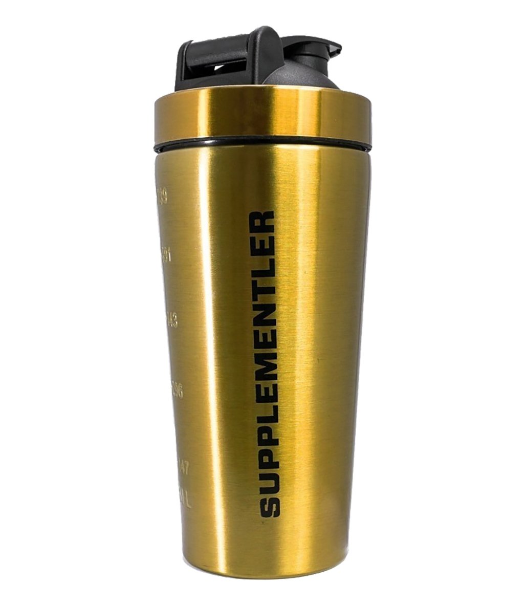 Supplementler Paslanmaz Çelik Shaker 739 ml Altın Sarı
