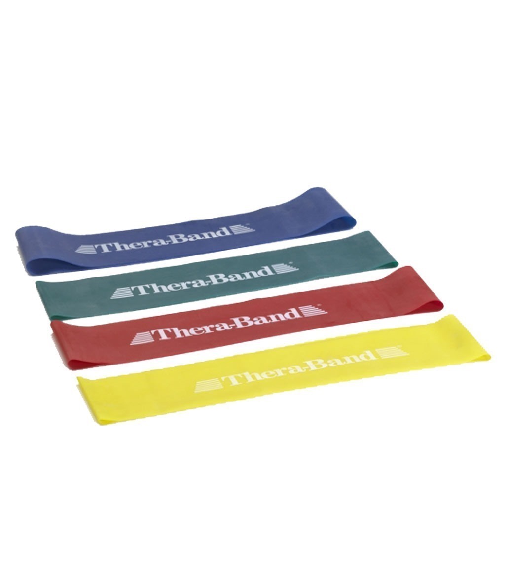TheraBand Resistance Band Direnç Lastiği 7.6 cm x 45.5 cm Yeşil