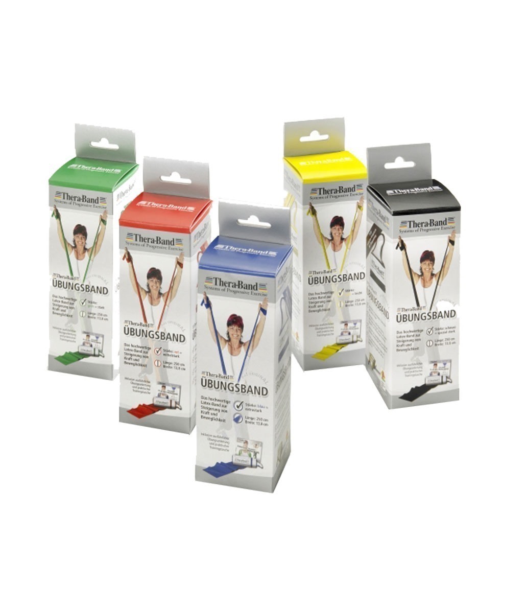 TheraBand Resistance Direnç Lastiği 2.5 mt Taşıma Çantalı Mavi