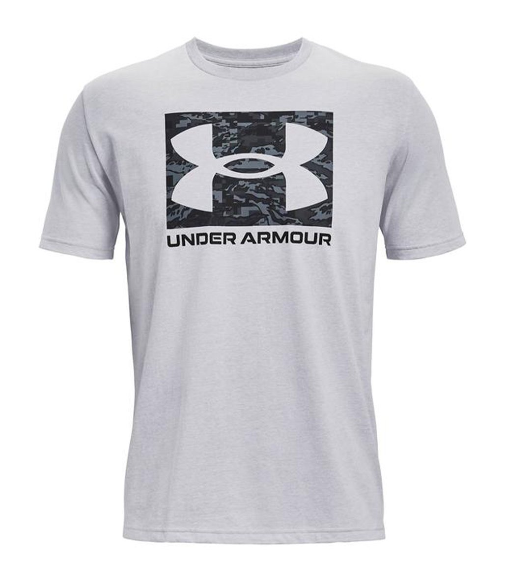 Under Armour Abc Camo Boxed Logo Ss Kısa Kollu T-Shirt Gri