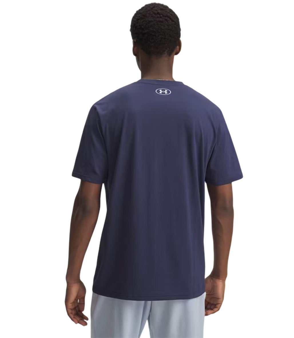 Under Armour Abc Camo Boxed Logo Ss Kısa Kollu T-Shirt Lacivert