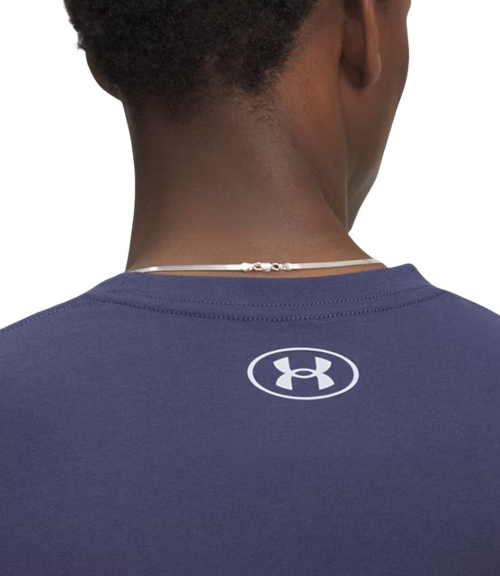 Under Armour Abc Camo Boxed Logo Ss Kısa Kollu T-Shirt Lacivert