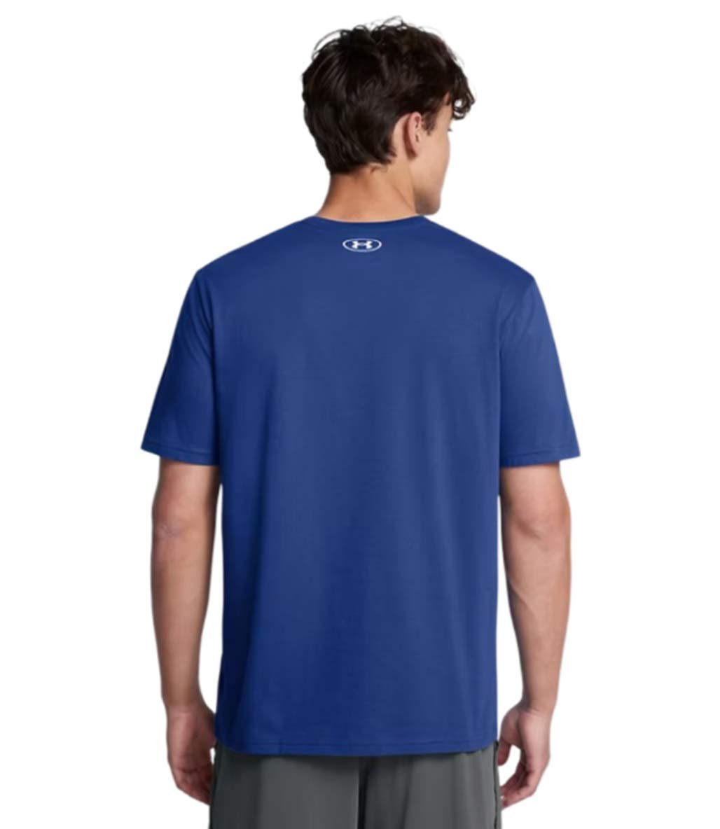 Under Armour Abc Camo Boxed Logo Ss Kısa Kollu T-Shirt Mavi